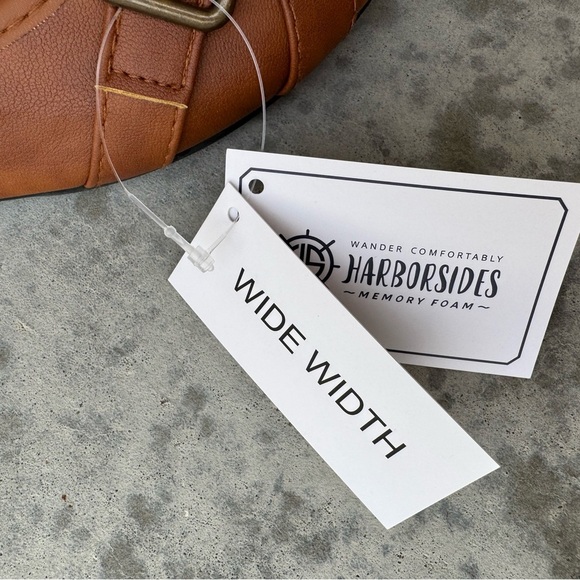 Harborsides Grape Ballet Flats buckle Brown Size 6.5W wide width NWT - Picture 8 of 8